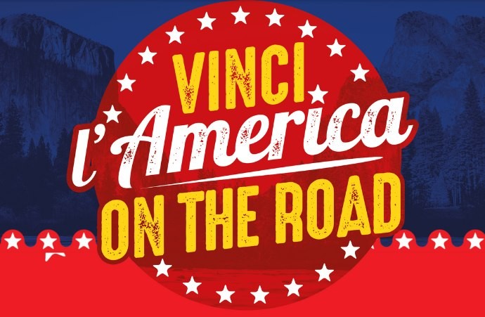Vinci lAmerica on the road